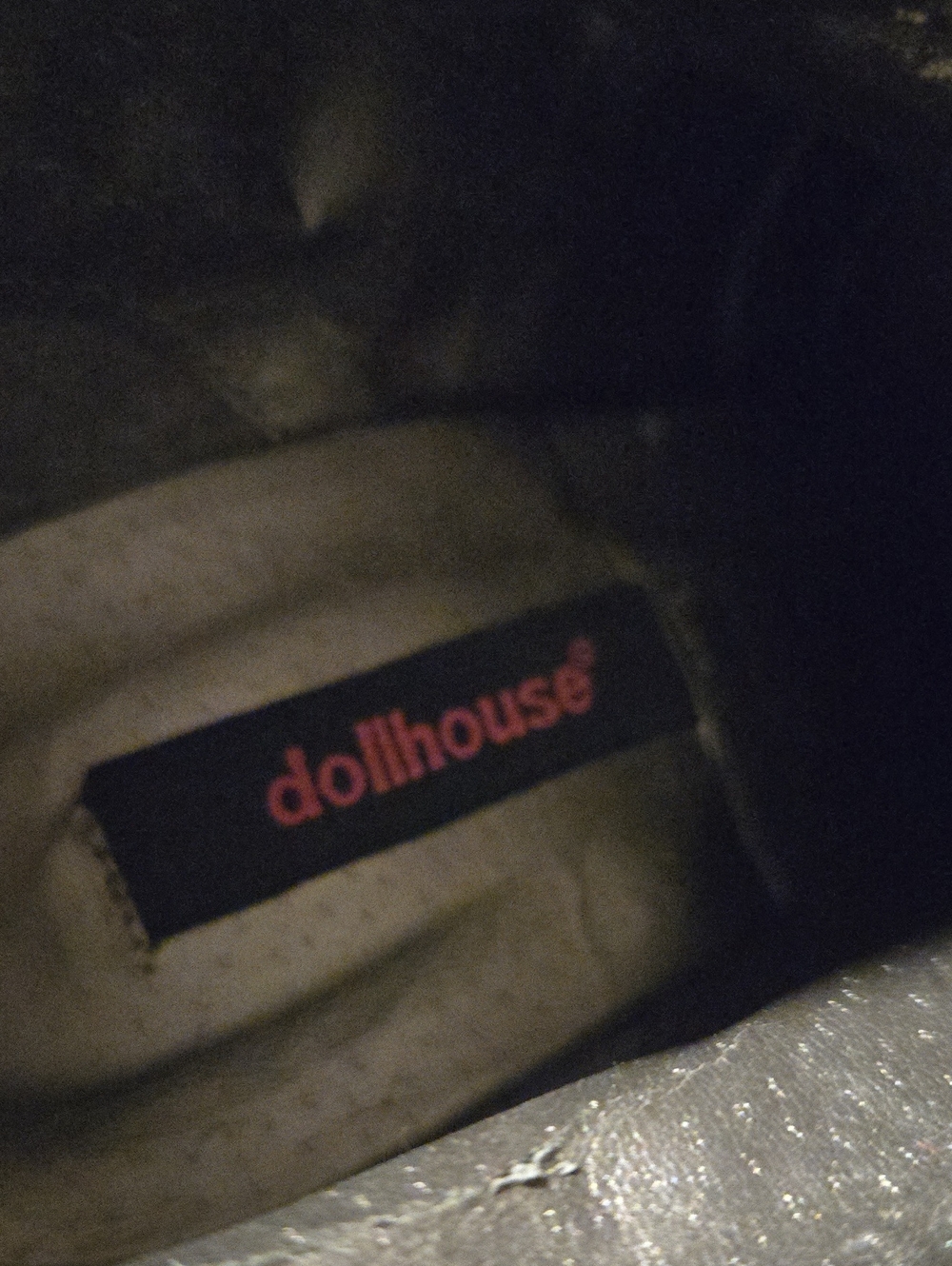 Dollhouse Black And Tan Back Zip Bootie